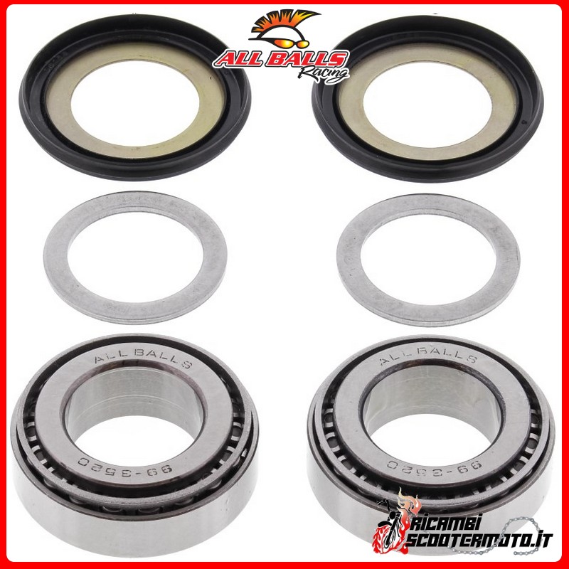 All Balls STEERING BEARING KIT Honda CR 125 R 1979-1981
