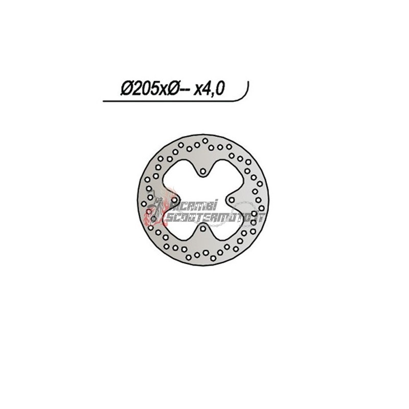 DISQUE DE FREIN ARRIÈRE CAN AM BOMBARDIER  OUTLANDER 330 2003-2005