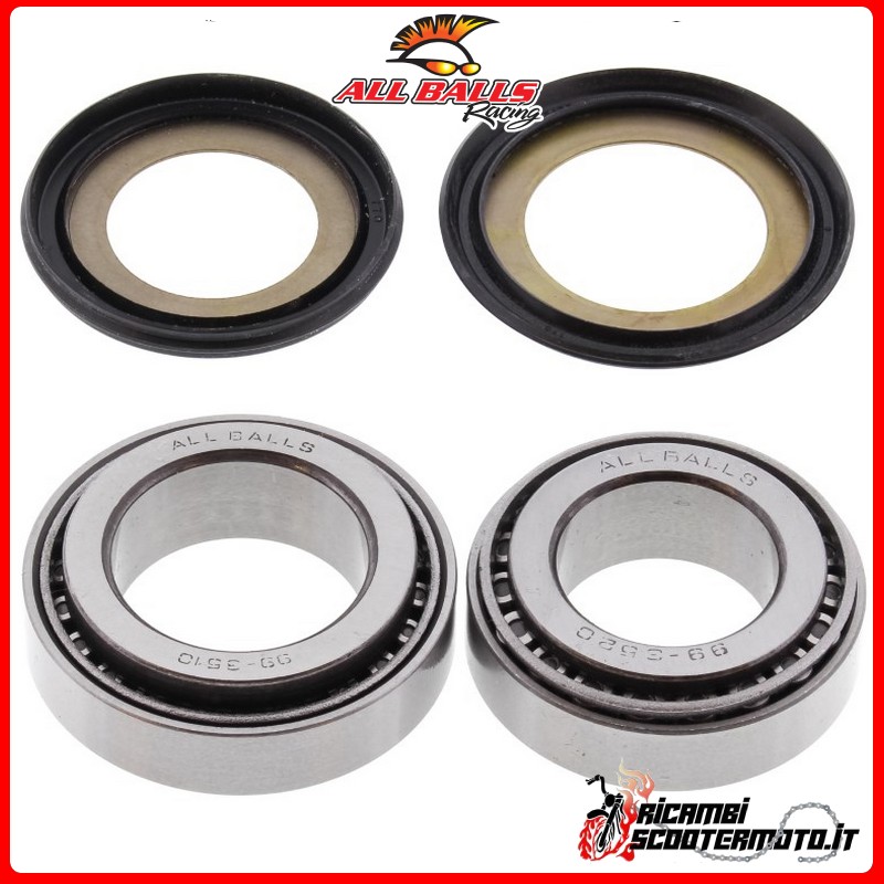 All Balls STEERING BEARING KIT Honda CR 125 R 1990-1992
