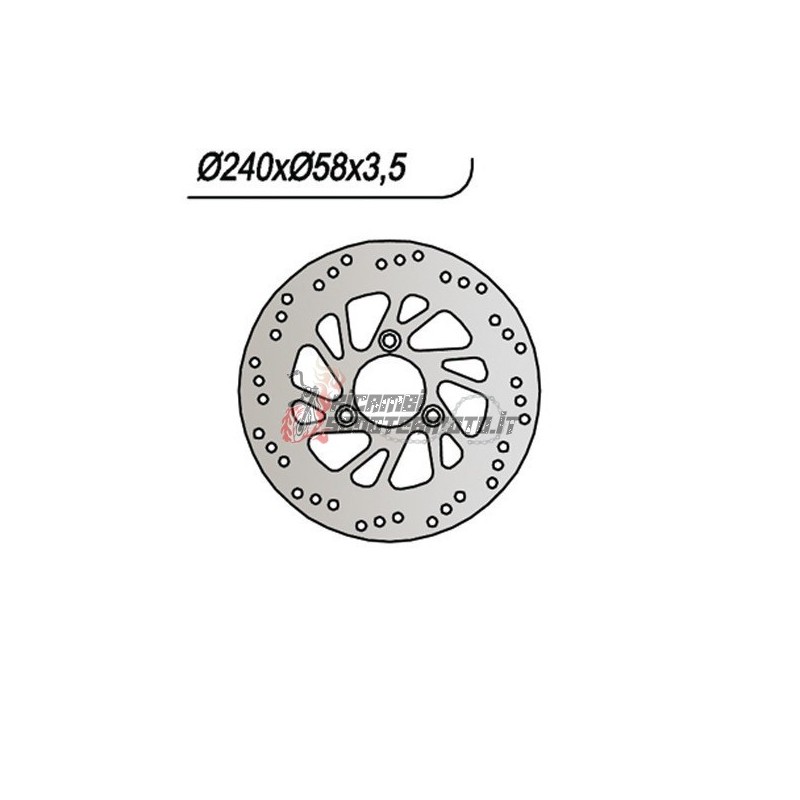 FRONT BRAKE DISC CAGIVA CUCCIOLO 125 1998-2000