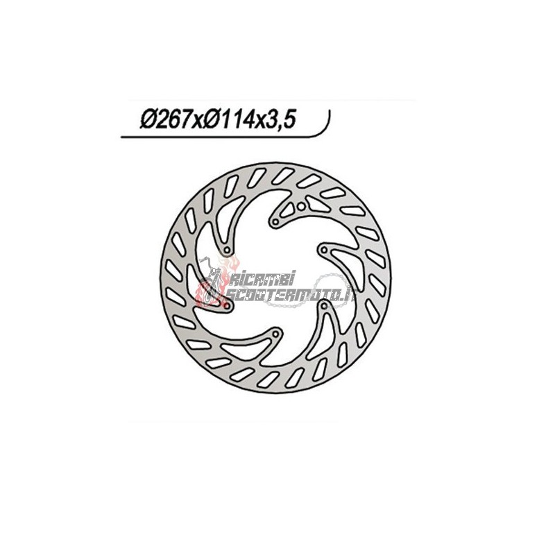 DISQUE DE FREIN AVANT CPI SM BLACK TIGER 50 2009-2009