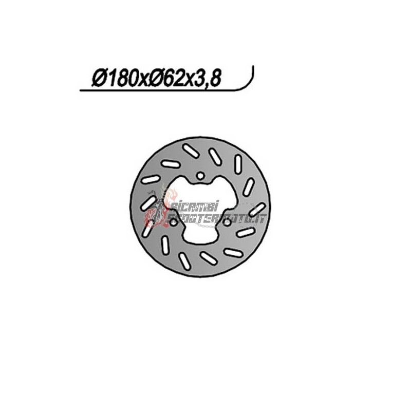 REAR BRAKE DISC DERBI FÉNIX EX 50 1995-1997 REAR BRAKE DISC DERBI FÉNIX EX 50 1995-1997