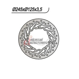 FRONT BRAKE DISC DERBI GP1 E2 / LOW SEAT E3 125 2005-2006