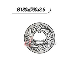 REAR BRAKE DISC DERBI GP 1 / E2 50 2005-2007
