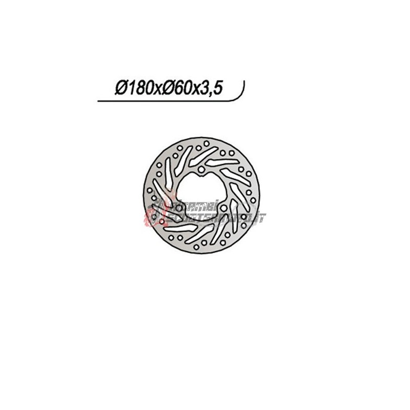 HINTERE BREMSSCHEIBE DERBI GP 1 / E2 50 2005-2007