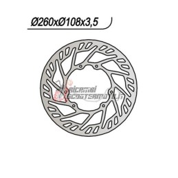 DISCO DE FRENO DELANTERO DERBI SENDA SR DRD DEVIL 50 2004-2004