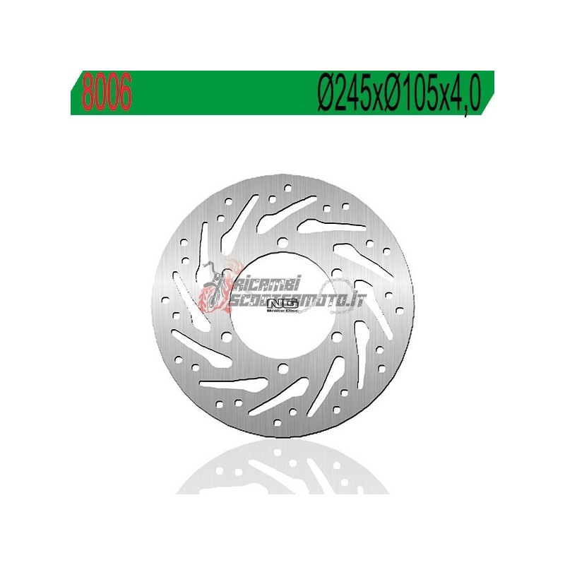 FRONT BRAKE DISC DERBI GP1 E2 / LOW SEAT E3 125 2007-2009