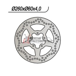 DISCO DE FRENO DELANTERO DERBI RAMBLA 125 2008-2012