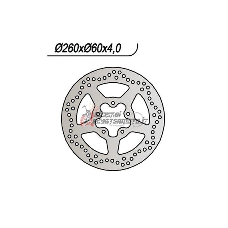 FRONT BRAKE DISC PIAGGIO MEDLEY 4T IE ABS E4 125 2016-2019