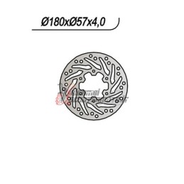 DISQUE DE FREIN ARRIÈRE DERBI GPR / GPR E2 50 2004-2008
