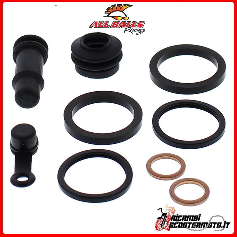 All Balls FRONT BRAKE CALIPER OVERHAUL KIT Yamaha YZ 65 2018-2022