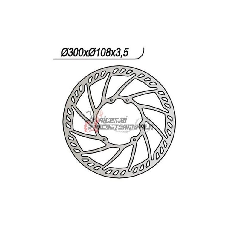 DISCO DE FRENO DELANTERO APRILIA SX 50 2006-2011