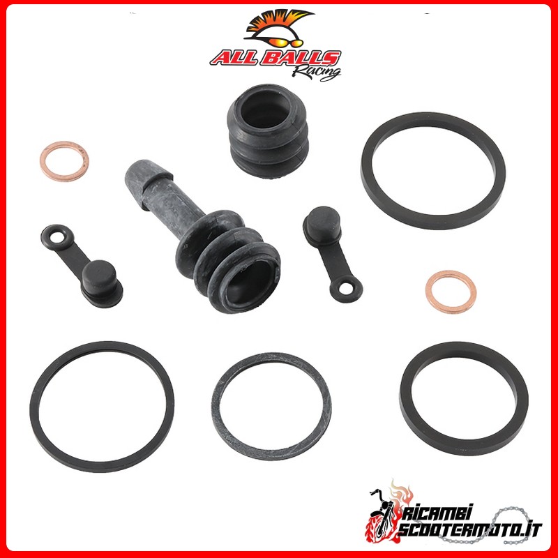 All Balls Überholungssatz für Hinterradbremssattel Kawasaki ZX 1000 Ninja 1988-1990