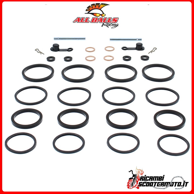 All Balls FRONT BRAKE CALIPER OVERHAUL KIT Kawasaki ZX 750 1989-1994