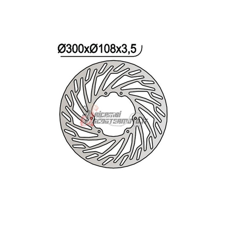 DISCO DE FRENO DELANTERO DERBI SENDA R DRD RACING LTD 50 2005-2005