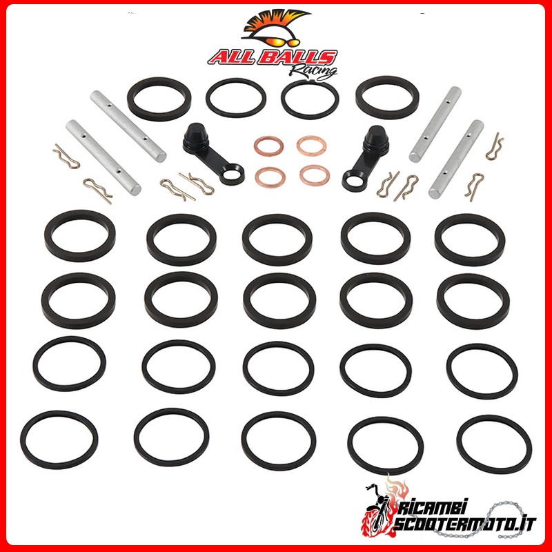 KIT REVISIONE PINZA FRENO ANTERIORE ALL BALLS YAMAHA VMX 1700 V-MAX 2009-2019