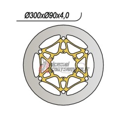 FRONT BRAKE DISC MONDIAL PIEGA 125 2022-2024