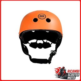 FAHRRAD- UND ROLLERHELM 837 ORANGE MATT GRÖSSE L