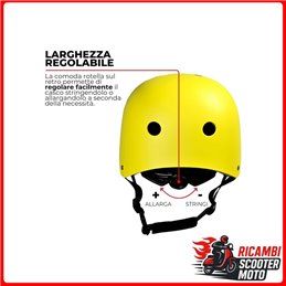 FAHRRAD- UND ROLLERHELM 837 MATT GELB GRÖSSE M