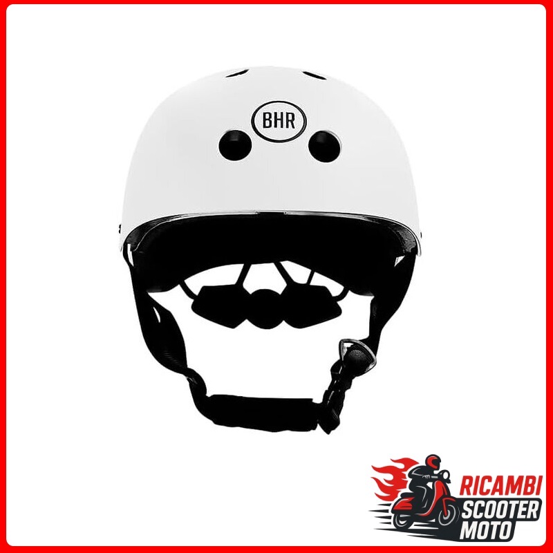 FAHRRAD- UND ROLLERHELM 837 MATTWWEISS GRÖSSE L
