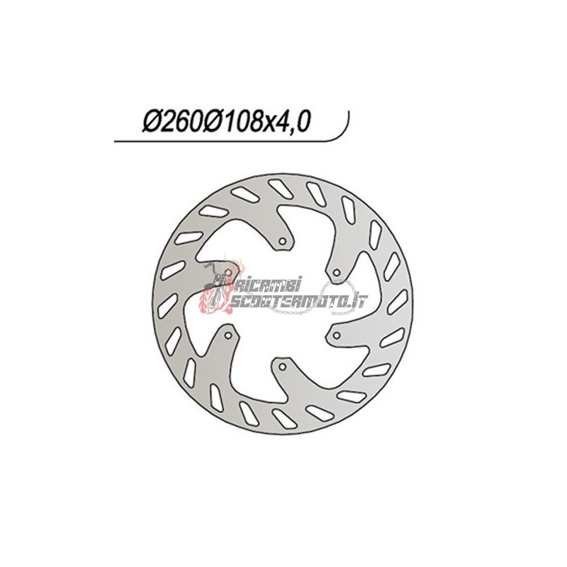FRONT BRAKE DISC FACTORY CHRONO SM 50 2002-2002 FRONT BRAKE DISC FACTORY CHRONO SM 50 2002-2002