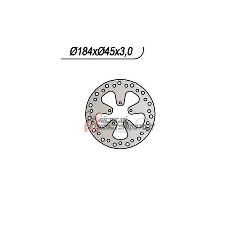 FRONT BRAKE DISC FACTORY PHANTOM R12 AIR 50 2004-2005