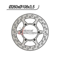DISQUE DE FREIN AVANT ALFER VRE 125 2003-2003