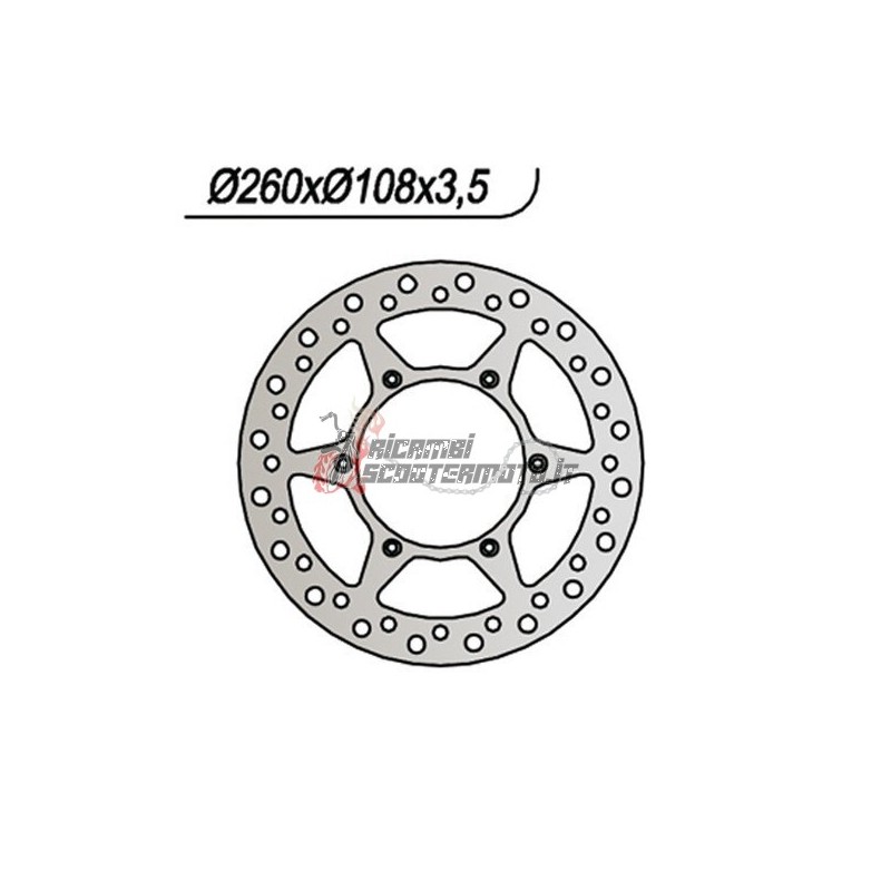 FRONT BRAKE DISC ALFER VRE 125 2003-2003 FRONT BRAKE DISC ALFER VRE 125 2003-2003