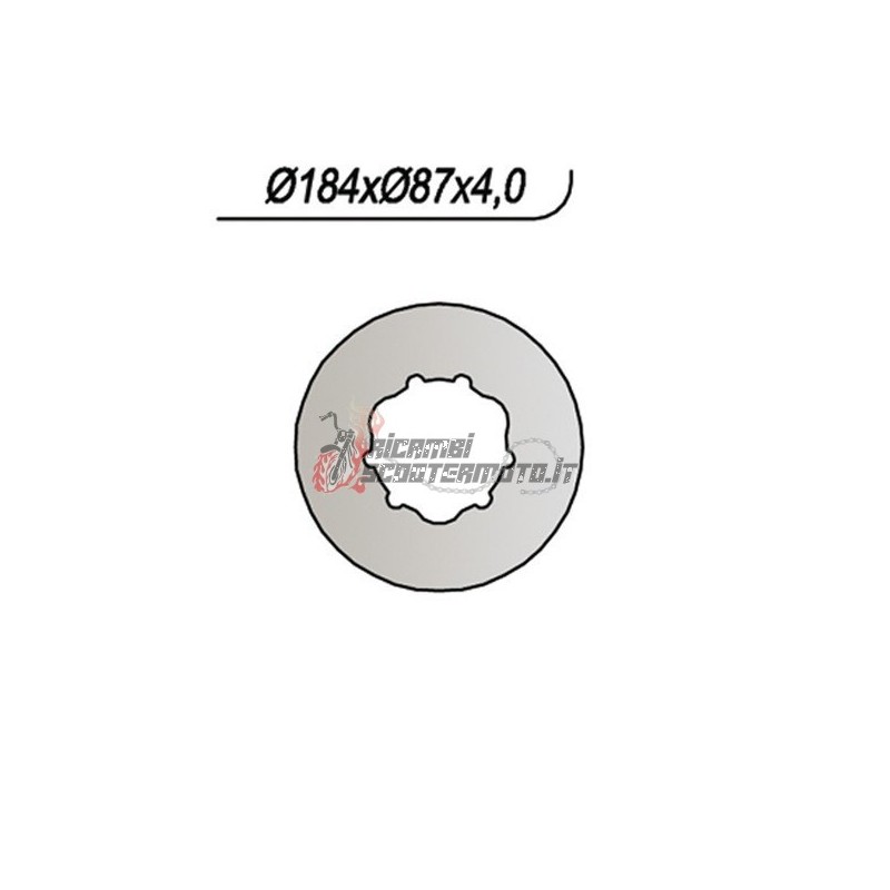 DISCO DE FRENO TRASERO FANTIC MOTOR CLUBMAN 50 1997-1997 DISCO DE FRENO TRASERO FANTIC MOTOR CLUBMAN 50 1997-1997