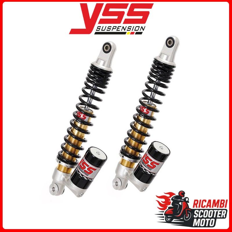 PAR DE AMORTIGUADORES TRASEROS DERBI Rambla 125 2008-2012 TK302-350T-04AL