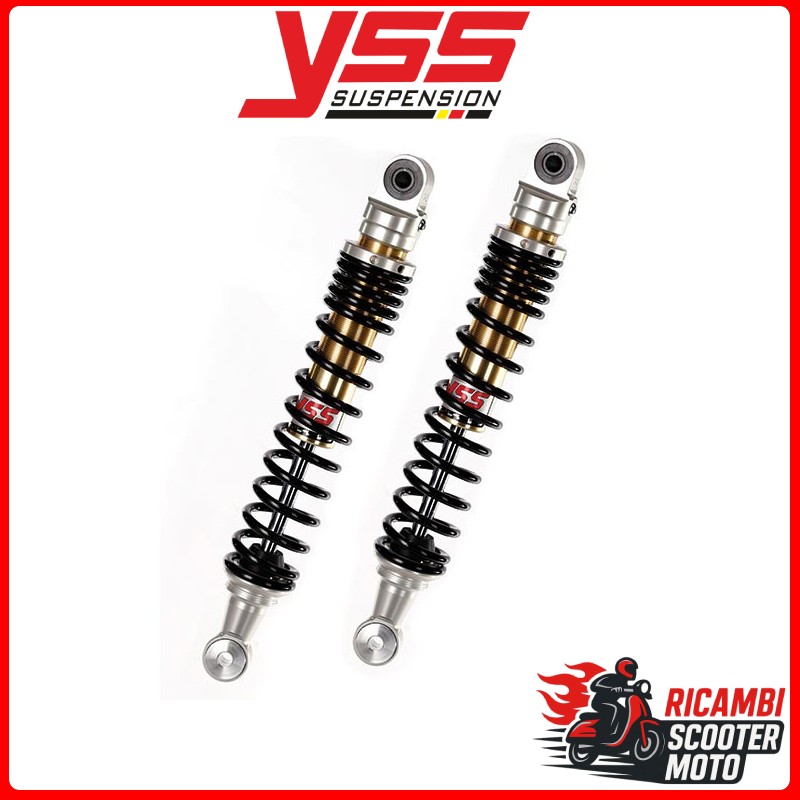 PAR DE AMORTIGUADORES TRASEROS DERBI Rambla 125 2008-2012 TE302-350T-04AL