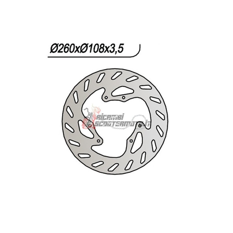 FRONT BRAKE DISC GAS GAS PAMPERA 125 2003-2005
