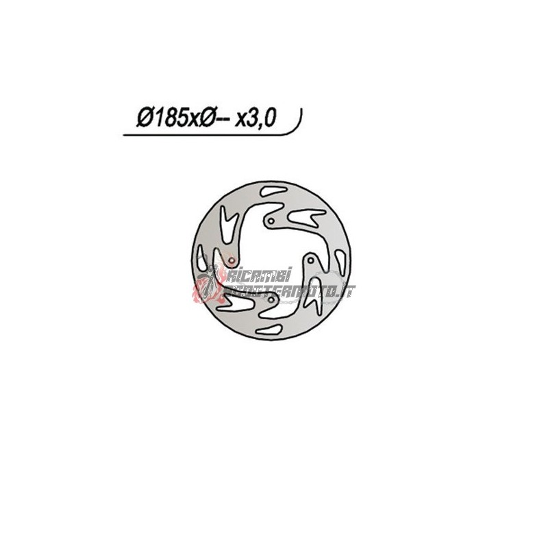 FRONT BRAKE DISC GAS GAS TXT BOY 50 2004-2005