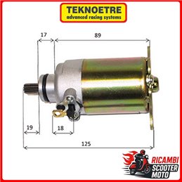 STARTER MOTOR GARELLI XO' 125 2009-2012