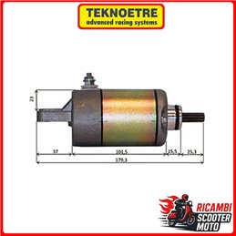 ANLASSER MBK XC 300 KILIBRE 2003
