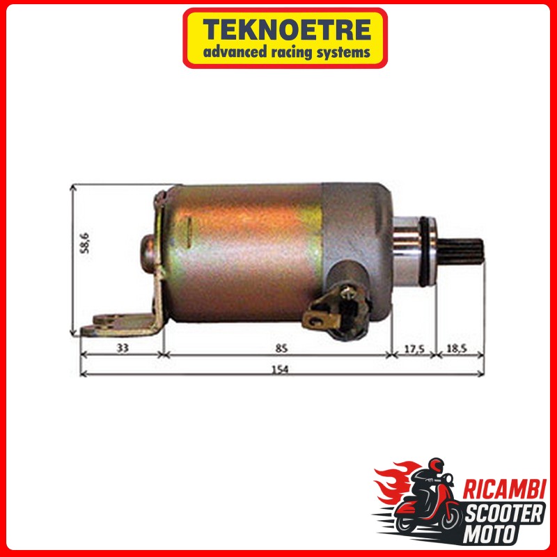 ANLASSER PIAGGIO HEXAGON 125 LX4 1998-1999