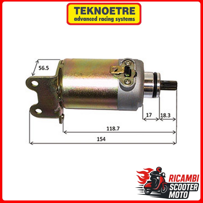 ANLASSER HONDA CH 125 SPACY 1988-1995
