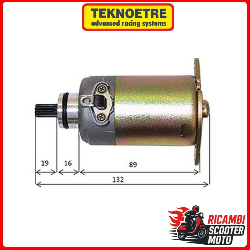 MOTOR DE ARRANQUE SYM SYMPLY 125 2007-2008