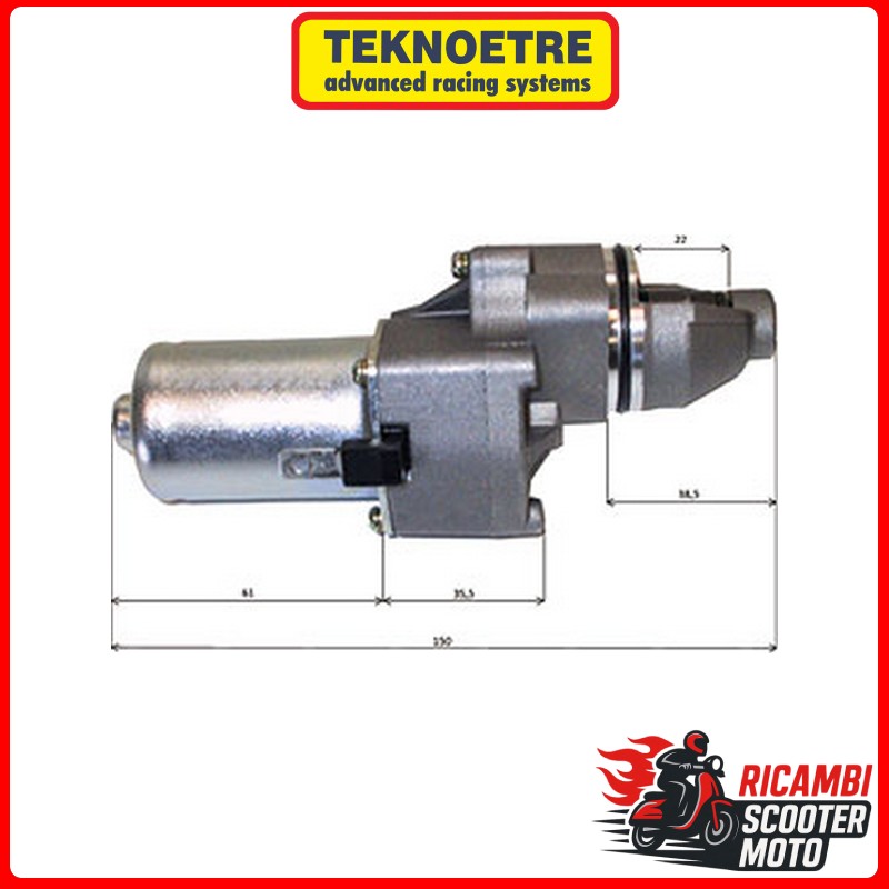 STARTER MOTOR PIAGGIO SMX 50 FREESTYLE
