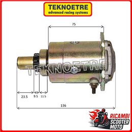 STARTER MOTOR PIAGGIO APE 50 09 
