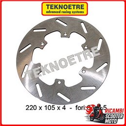 HINTERE BREMSSCHEIBE PIAGGIO SUPER HEXAGON 125 GTX 12" 2001-2002