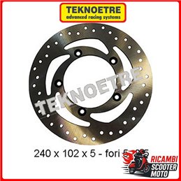 DISCO DE FRENO TRASERO PIAGGIO BEVERLY 125 RST 4T 4V IE EU3 2010-2015