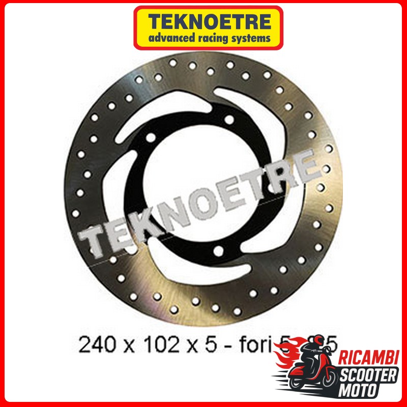 REAR BRAKE DISC PIAGGIO BEVERLY 350 4T 4V IE SPORT TOURING 2011