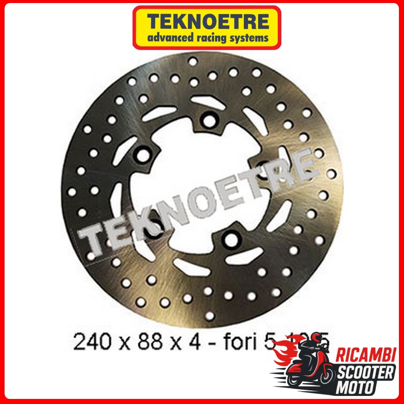 DISQUE DE FREIN ARRIÈRE KYMCO AGILITY 125 I R16 POWER UP EU5 2023