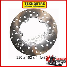 HINTERE BREMSSCHEIBE APRILIA SCARABEO LIGHT 125 IE 2009-2012
