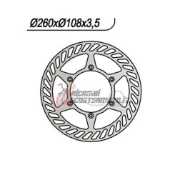 DISCO DE FRENO DELANTERO GAS GAS EC 2T 125 1996-2013