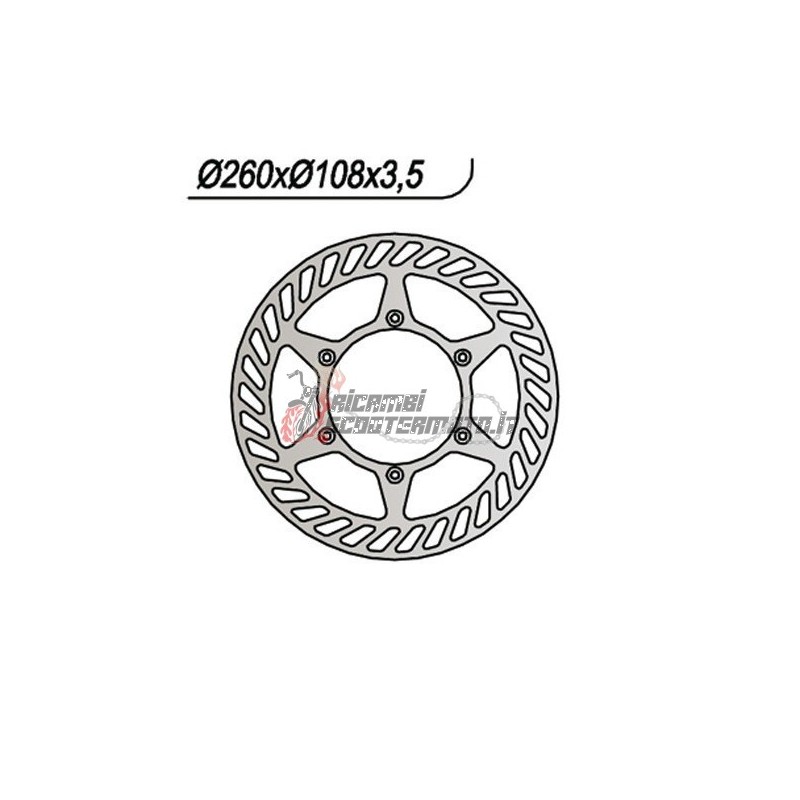 DISCO DE FRENO DELANTERO GAS GAS EC 2T 125 1996-2013 DISCO DE FRENO DELANTERO GAS GAS EC 2T 125 1996-2013
