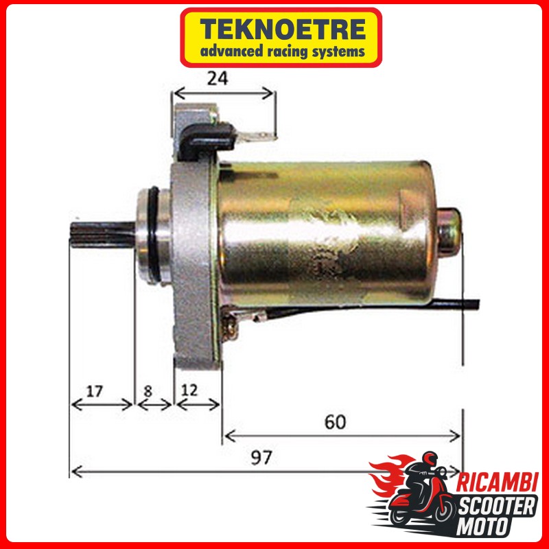 ANLASSER YAMAHA JOG 50 R 2002-2015
