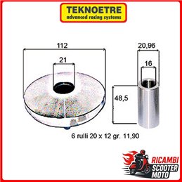 VARIATORE MBK YP SKYLINER 125 1998-2002