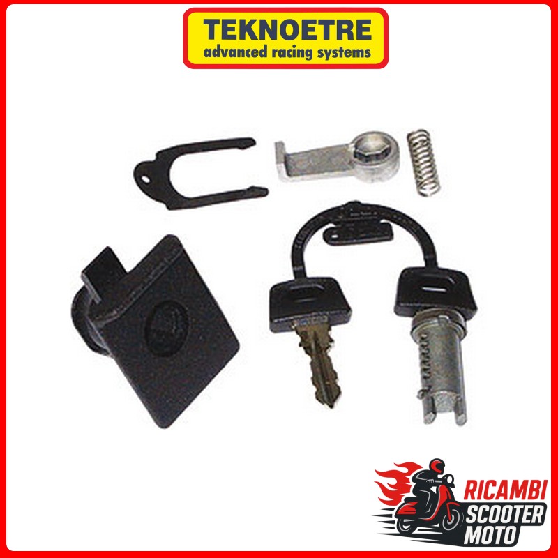 BLOCCHETTO SERRATURA QUADRO ACCENSIONE PIAGGIO VESPA 50 N 1989-1990